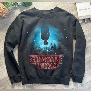 Stranger things sweatshirt.